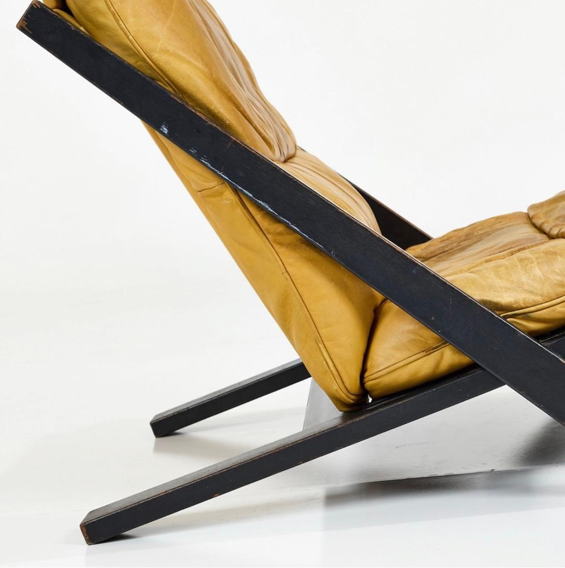 Ueli Berger DS-80 lounge chair for De Sede, 1970s - view 4