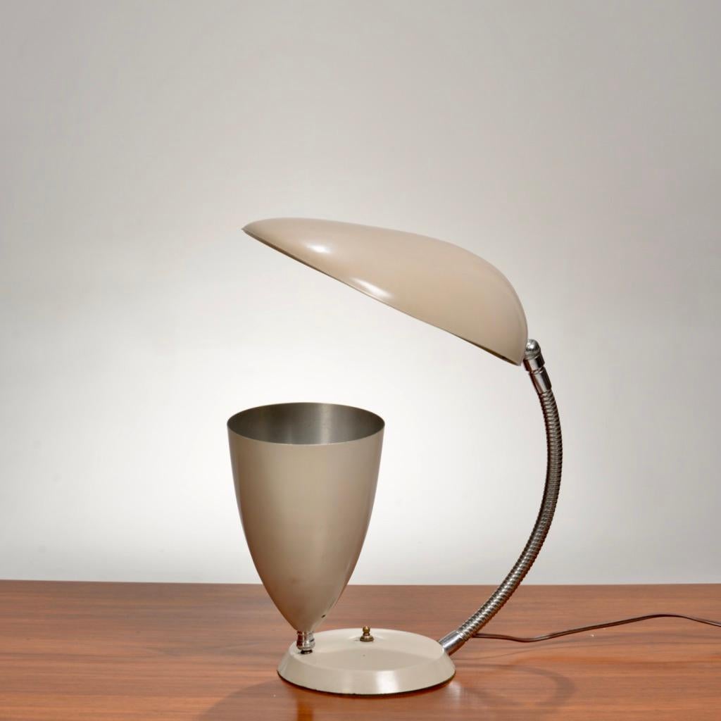 Rare Cobra Table Lamp by Greta Magnusson Grossman for Ralph O. Smith - image 12