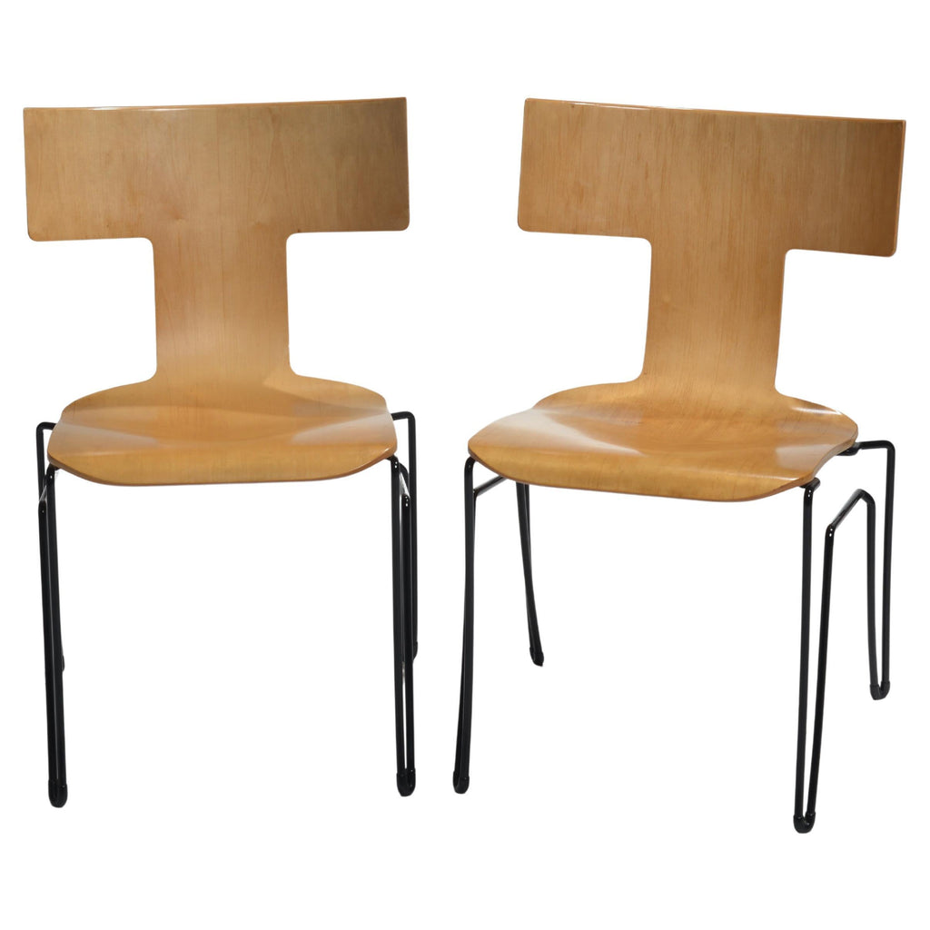 John Hutton Anziano birch dining chair for Donghia detail 2