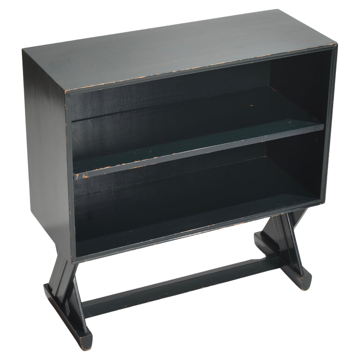 Paul Laszlo for Brown Saltman forest green bookcase or dry bar - view 2