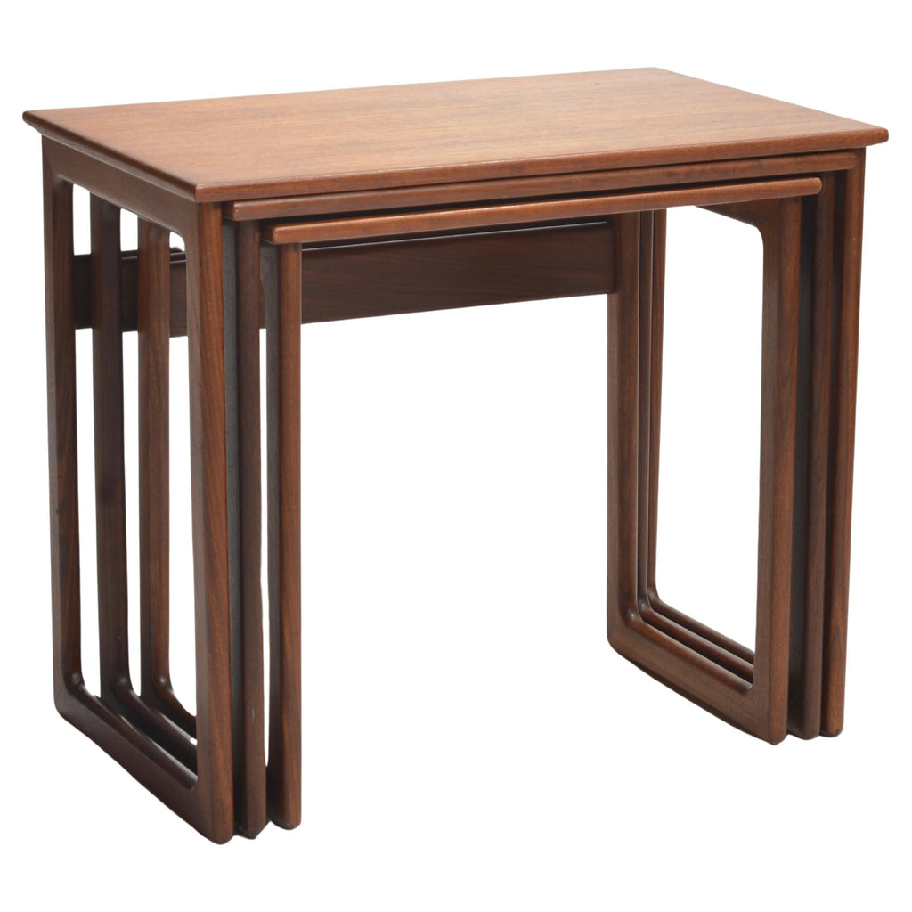 Kurt Østervig Danish teak nesting tables set of three
