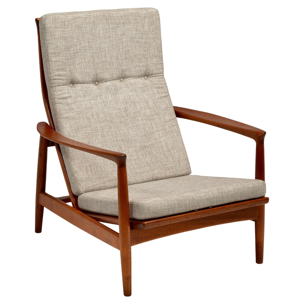 Folke Ohlsson Stanford teak lounge chair for DUX, Sweden, circa 1960