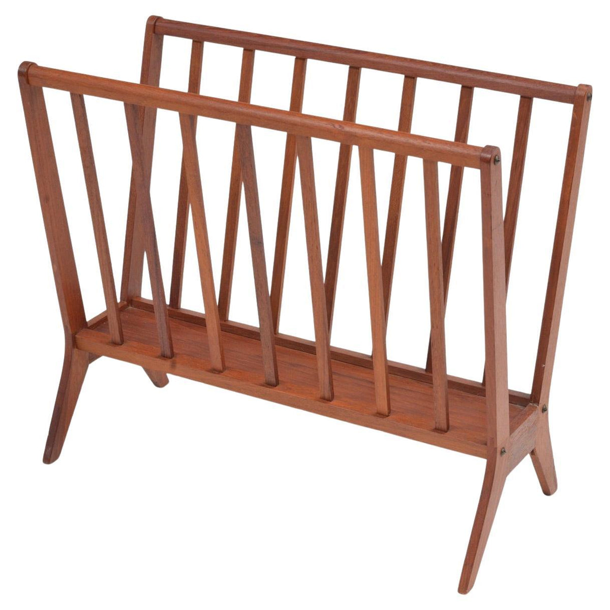 Danish Modern teak magazine rack circa 1960 - image 1