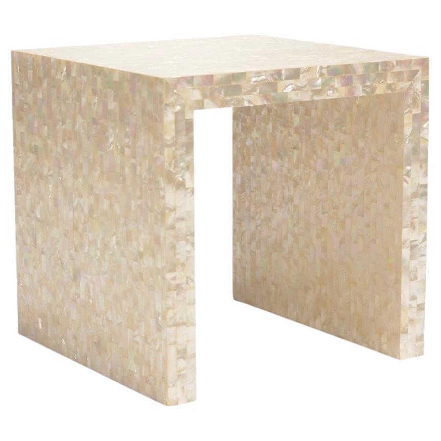 Oscar de la Renta for Century Furniture mother of pearl side table