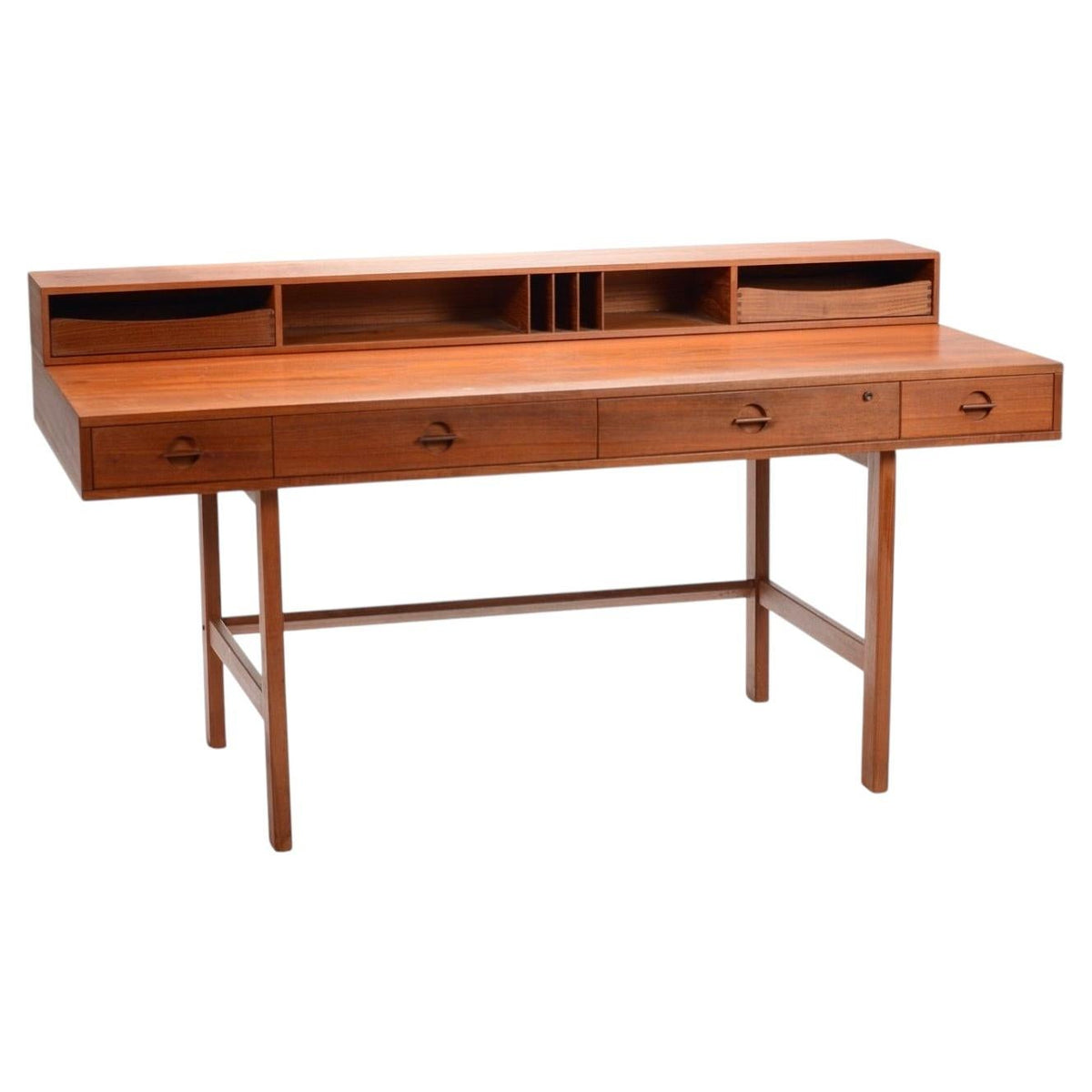 Peter Løvig Nielsen flip-top teak desk