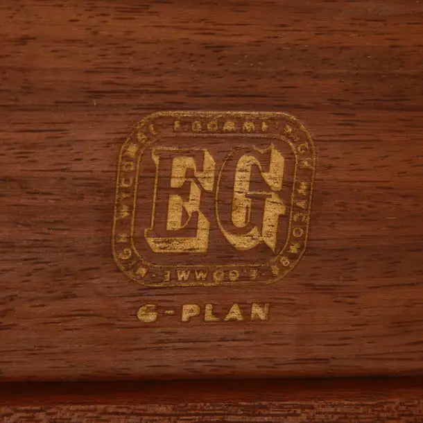 Early G-Plan Dining Table by E Gomme in Mahogany and Black