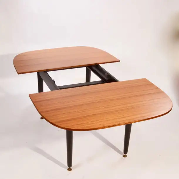 Early G-Plan Dining Table by E Gomme in Mahogany and Black