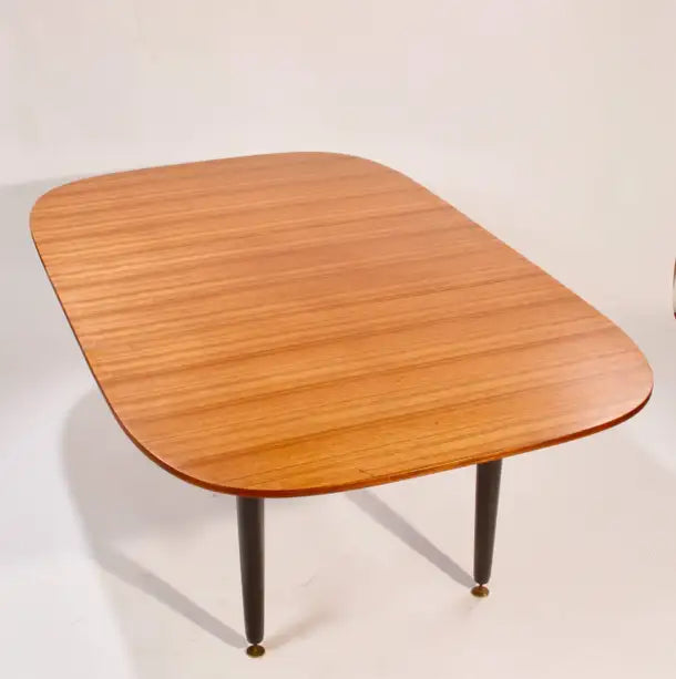 Early G-Plan Dining Table by E Gomme in Mahogany and Black