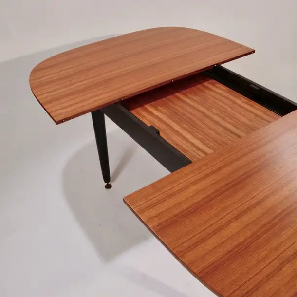 Early G-Plan Dining Table by E Gomme in Mahogany and Black