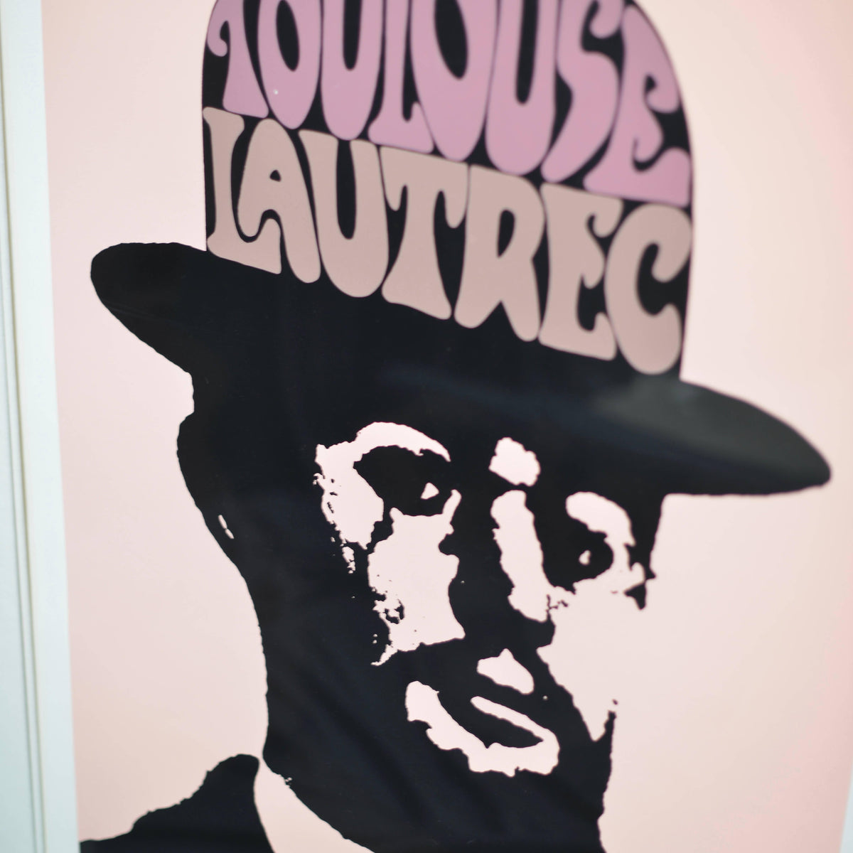 Peter Max Large Toulouse Lautrec in Peach Pink, signed and framed - image 3