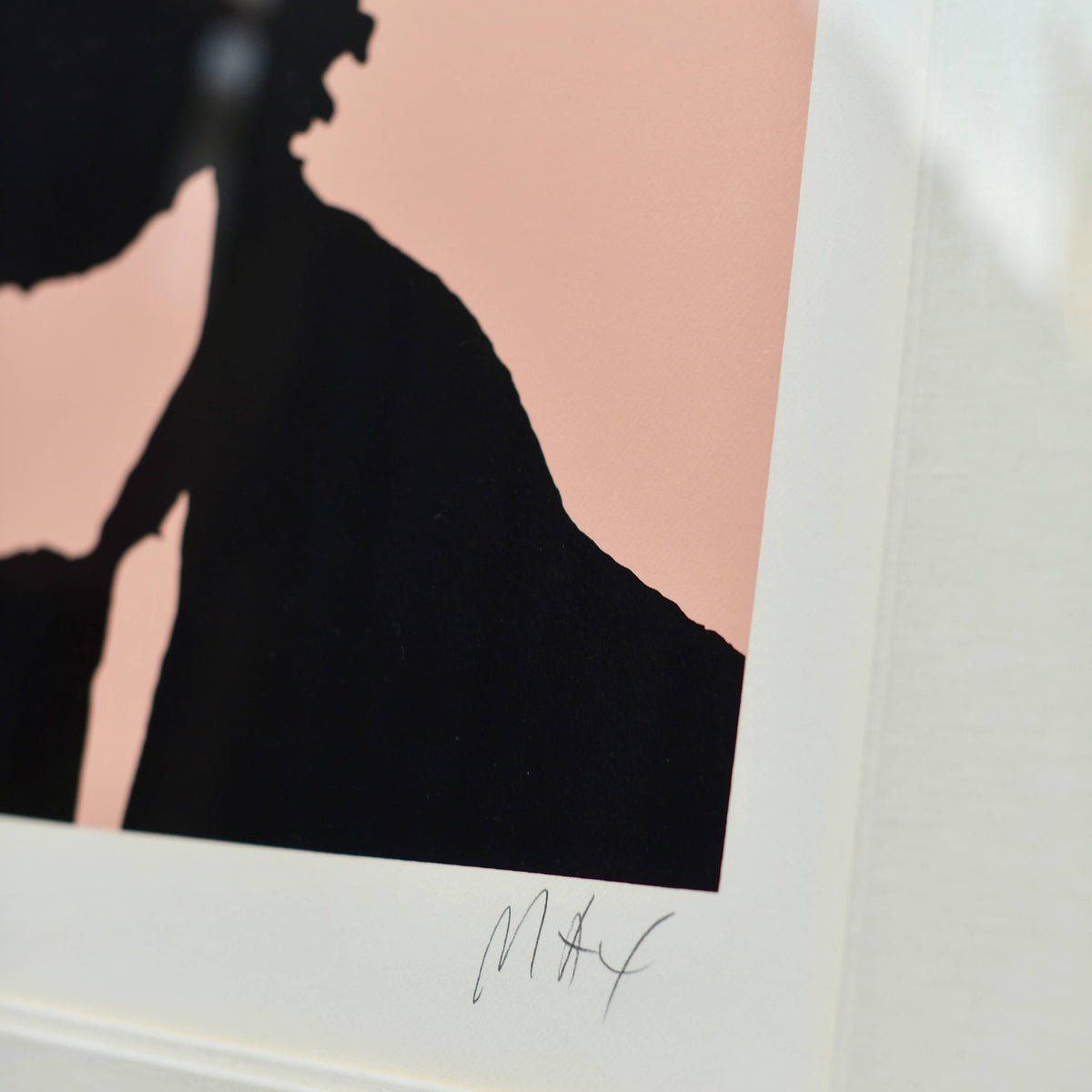 Peter Max Large Toulouse Lautrec in Peach Pink, signed and framed - image 4
