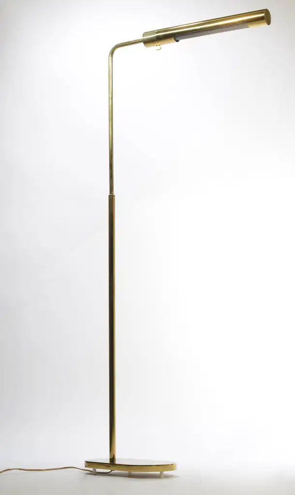 Brass Swivel Floor Lamp by Casella