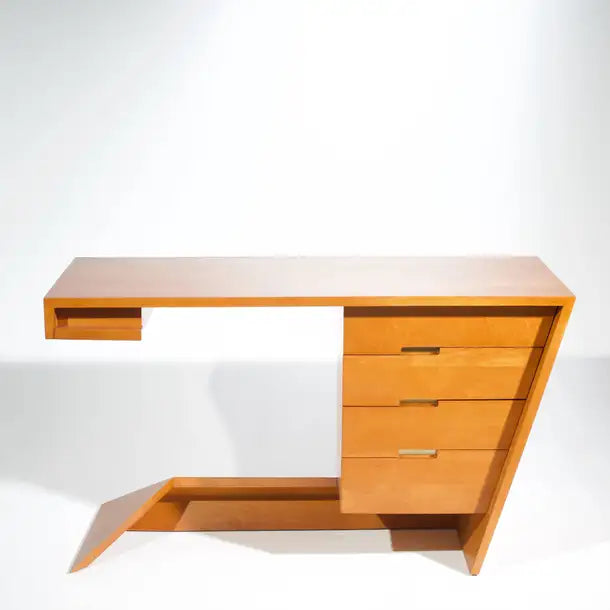Dan Johnson for Hayden Hall Solid Maple Desk, 1947