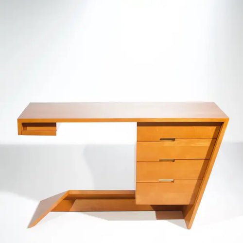 Dan Johnson for Hayden Hall Solid Maple Desk, 1947