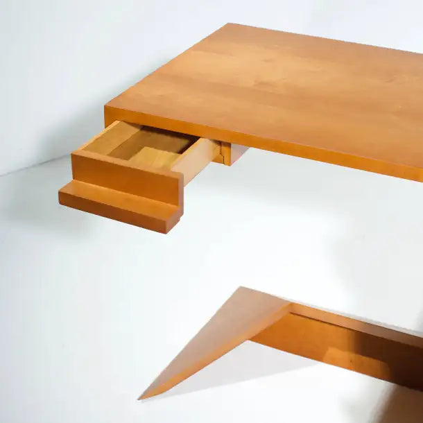 Dan Johnson for Hayden Hall Solid Maple Desk, 1947