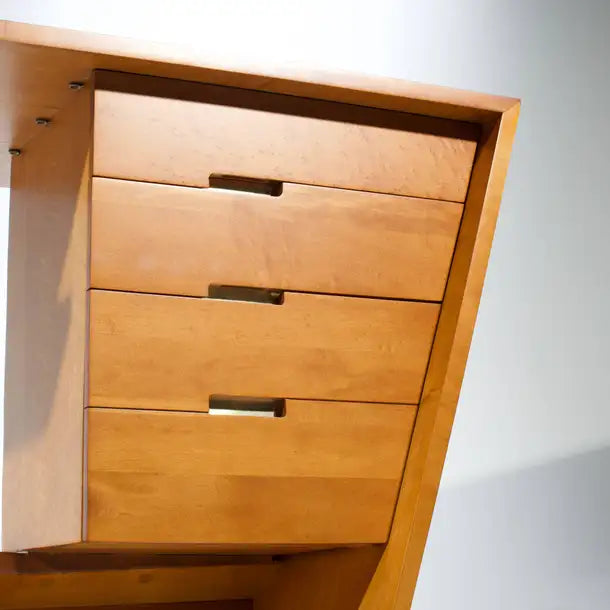 Dan Johnson for Hayden Hall Solid Maple Desk, 1947