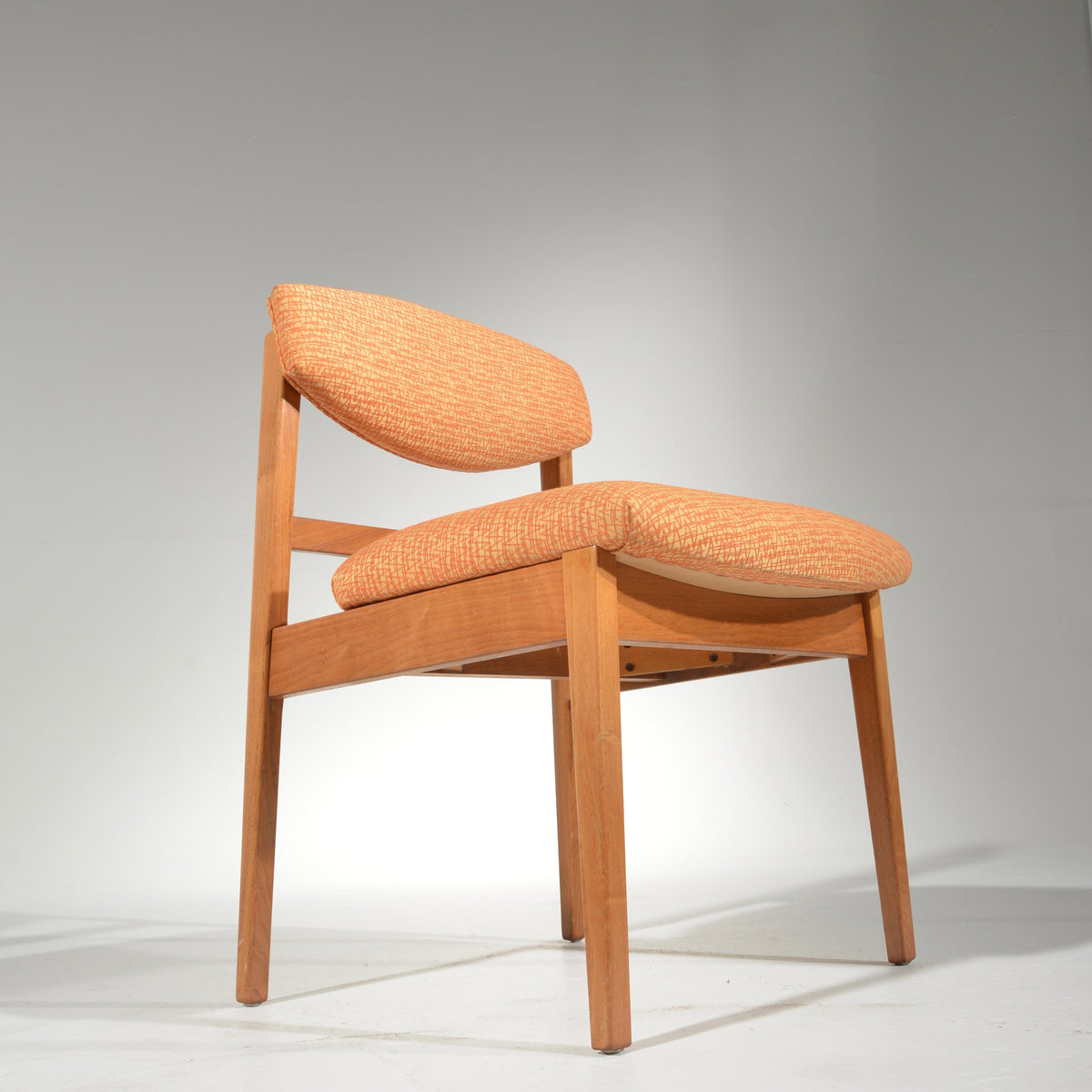 George Nelson Herman Miller teak dining chair detail 3