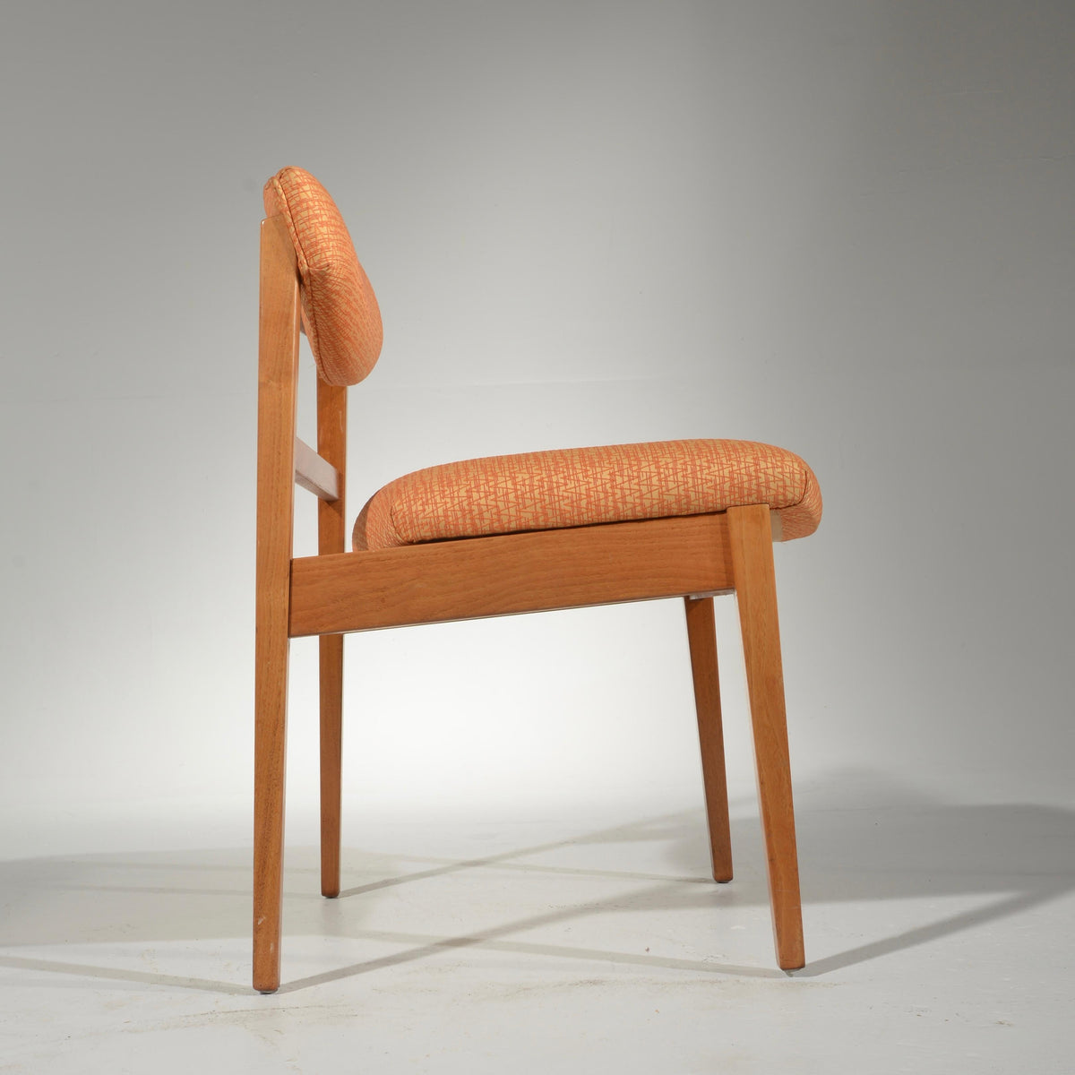George Nelson Herman Miller teak dining chair detail 5