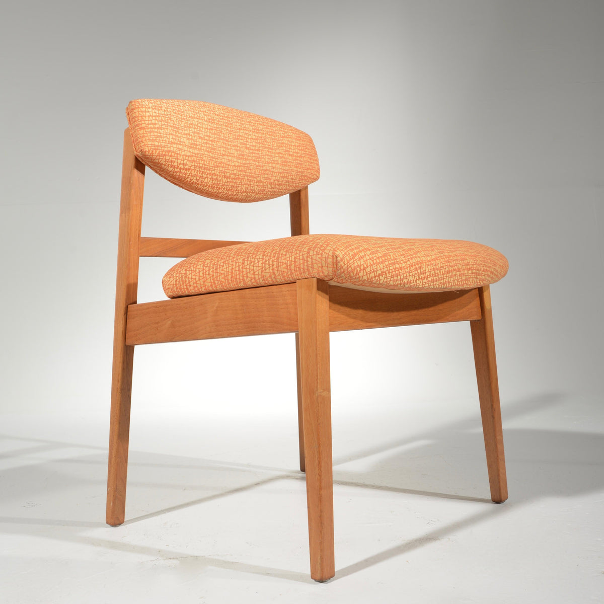 George Nelson Herman Miller teak dining chair detail 2