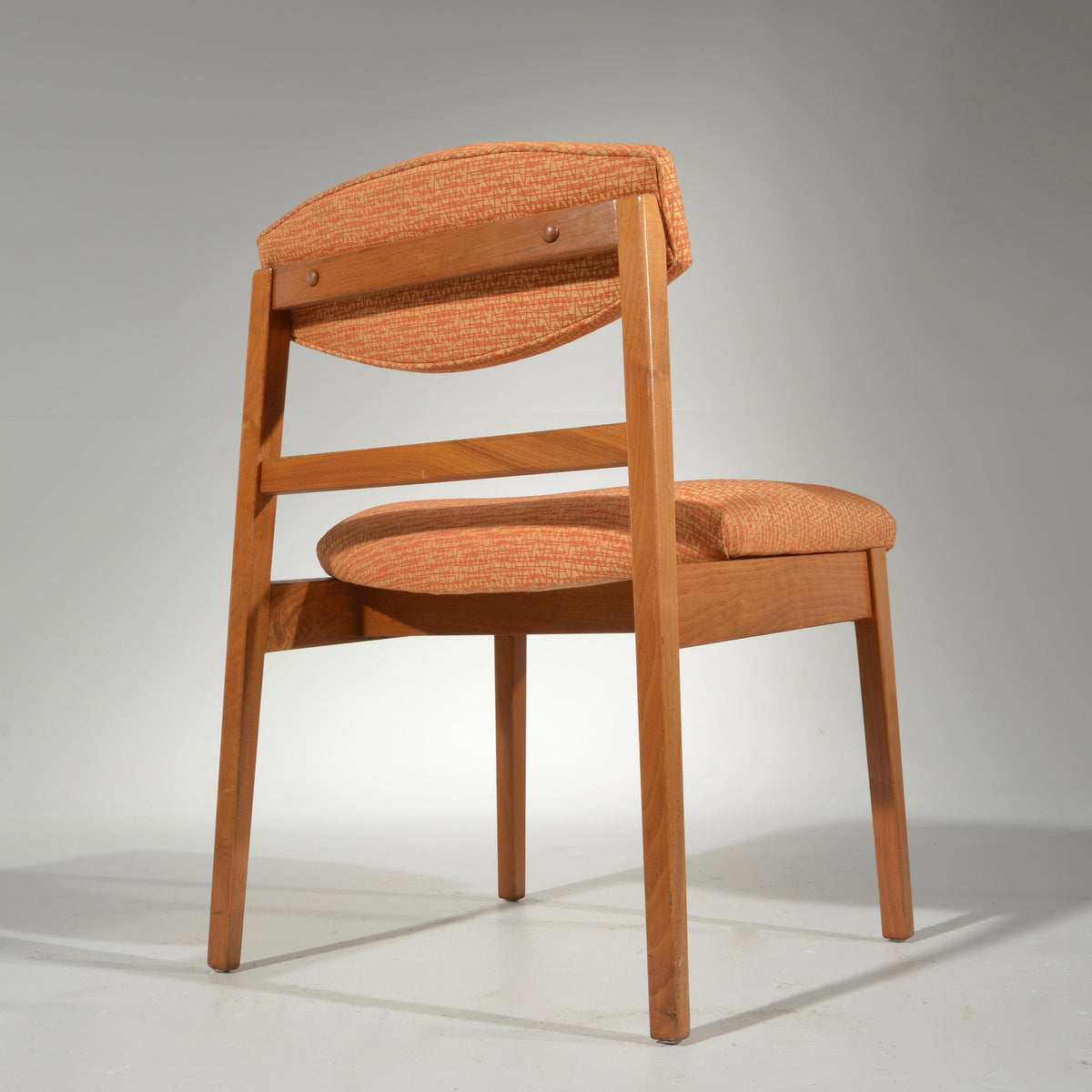 George Nelson Herman Miller teak dining chair detail 6