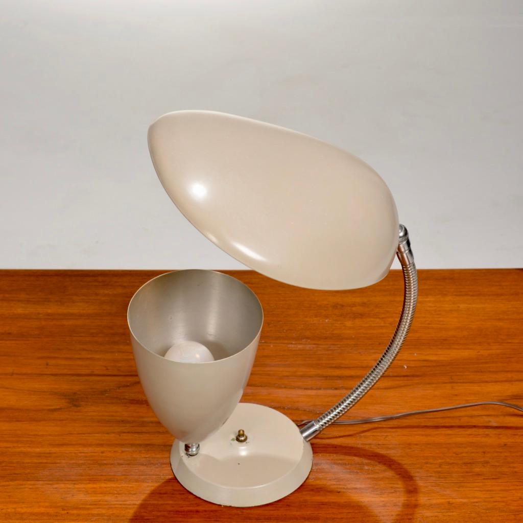 Rare Cobra Table Lamp by Greta Magnusson Grossman for Ralph O. Smith - image 9