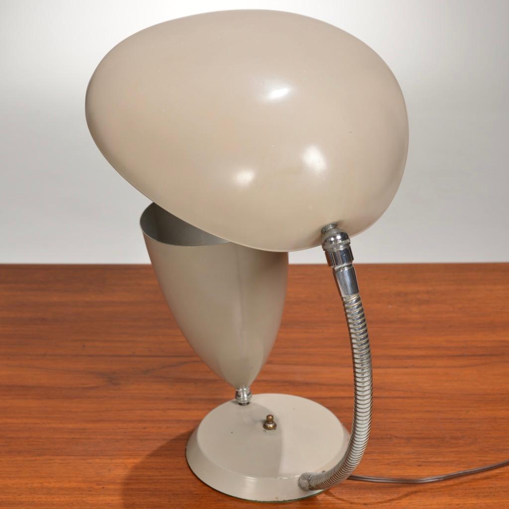 Rare Cobra Table Lamp by Greta Magnusson Grossman for Ralph O. Smith - image 17