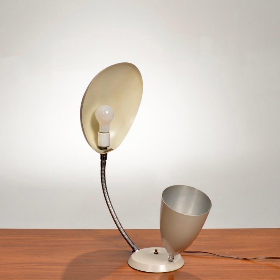 Rare Cobra Table Lamp by Greta Magnusson Grossman for Ralph O. Smith - image 2